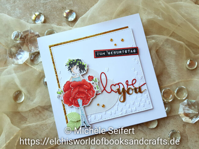 Stamping Bella – Wonderlands – Rose – Wasserzeichen 1 – 1000 Stamping Bella Tiny Townie Garden Girl Rose - Kartenkunst - Labelmaker zum Geburtstag - 4enScrap Feuilles de Cerisier - Create A Smile You Twice - Geburtstagskarte